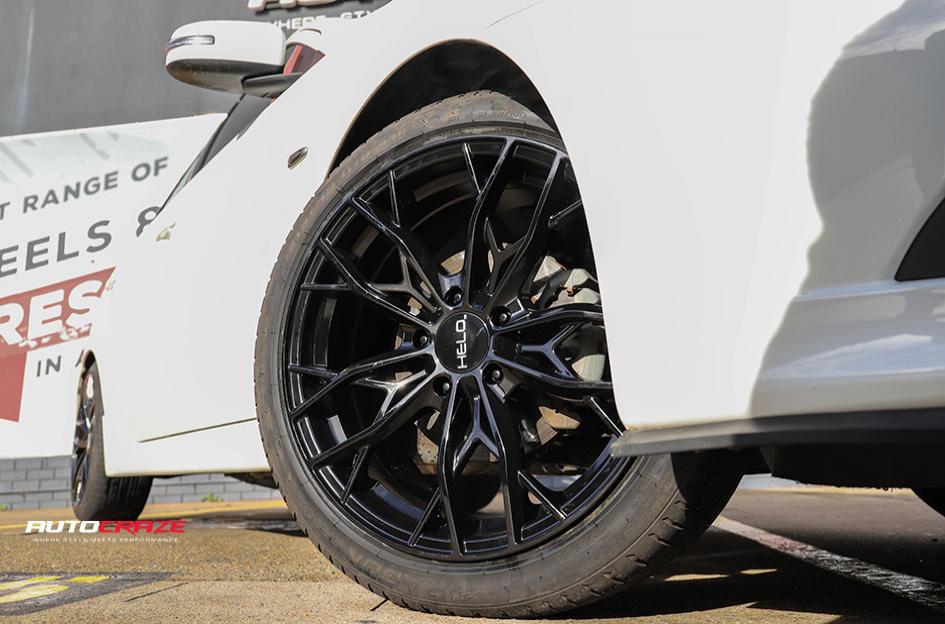 MITSUBISHI LANCER HE907 GLOSS BLACK MACHINED FACE
